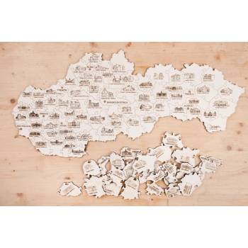 Image 1 of Danson - Puzzle Kaštiele drevené puzzle v krabičke - 1 - 39 piese