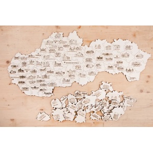Danson - Puzzle Kaštiele drevené puzzle v krabičke - 1 - 39 piese