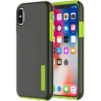 Incipio DualPro - удароустойчив хибриден кейс за iPhone XS, iPhone X (тъмносив)