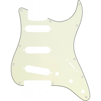 Fender Pickguard, Stratocaster S/S/S, 11-Hole Mount, Mint Green MG/B/M