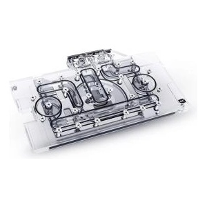 Alphacool Воден блок за видео карта alphacool eisblock aurora acryl gpx-n, rtx 3070, tuf/dual with backplate, прозрачен, ac-1021213