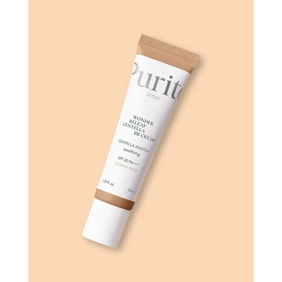 Purito Seoul BB krém pre citlivú pokožku s extraktom z pupočníka Wonder Releaf Centella BB Cream No.27 Sand Beige 30 ml