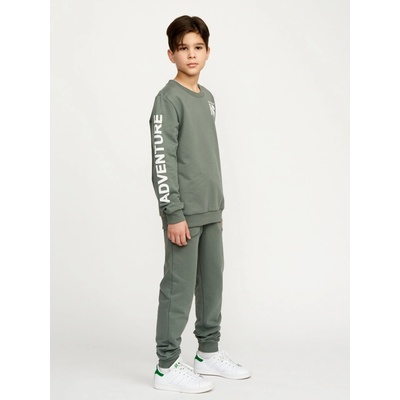 Winkiki Kids Wear chlapecké tepláky Extreme Club khaki