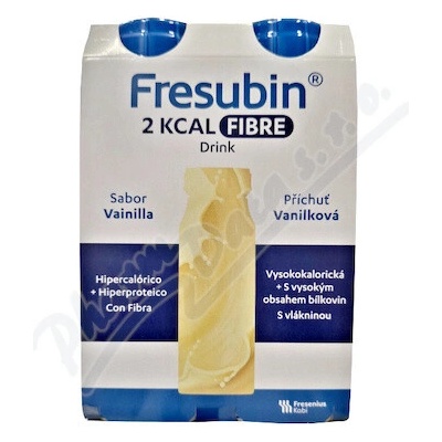 Fresubin 2 kcal Fibre Drink Vanilková príchuť 4x200 ml nutričný nápoj