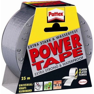 Pattex Power Tape 50 mm x 25 m stříbrná