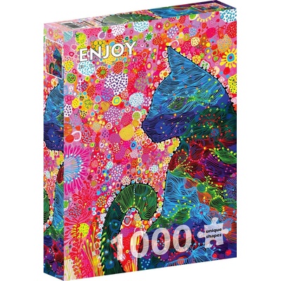 ENJOY Přemýšlivá kočka 1000 dílků