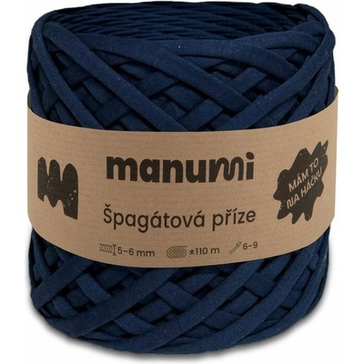 Manumi špagátová příze tmavě modrá - 1 ks