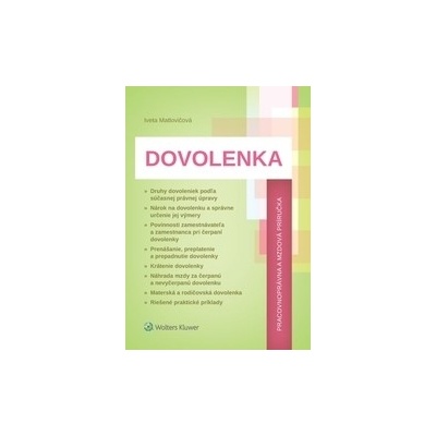 DOVOLENKA - pracovnoprávna a mzdová príručka