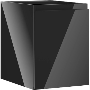 Mexen Orio Шкафче за баня под мивка 35 см, 1 врата, черен гланц - 91A11-03547-1-BF70 (91A11-03547-1-BF70)