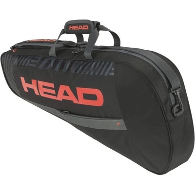 Head Тенис чанта Head Base Racquet Bag S - black/orange