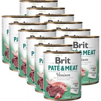 Brit Paté & Meat Venison 12 x 0,8 kg
