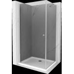 Mexen Pretoria люлееща се душ кабина 90 x 120 см, графит, хром + поддушово корито (852-090-120-01-40-4010)