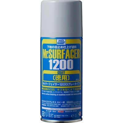 Gunze Sangyo Mr. Hobby Mr. Surfacer 1200 Spray 170 ml Light Gray