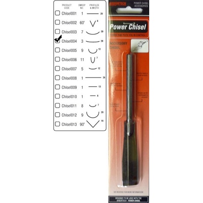 Arbortech Dláto guľaté 3mm / 20mm č.004