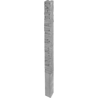 DITON Plotový systém QUICK WALL STONE Velikost: 15 × 15 × 320, Varianta: Quick wall stone - sloupek rohový 240 přírodní, Povrch: natur, reliéfní