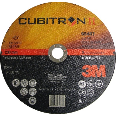3M Cubitron II Řezací kotouč 230 mm T41 65487