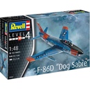 Revell Plastic ModelKit letadlo 03832F-86D Dog Sabre 18-03832 1:48