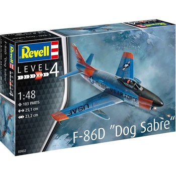 Revell Plastic ModelKit letadlo 03832F-86D Dog Sabre 18-03832 1:48