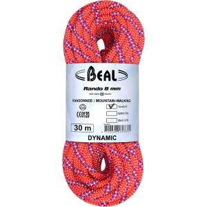 Beal Двойно въже Beal Rando 8 mm Twin rope - Orange - размер 20 m (309-0093-0311)