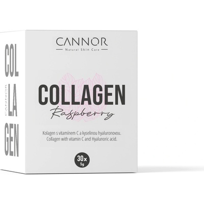 Cannor Kolagen s kyselinou hyaluronovou Malina 30 sáčků