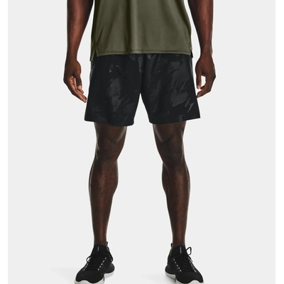 Under Armour UA Woven Emboss Short-BLK black čierne