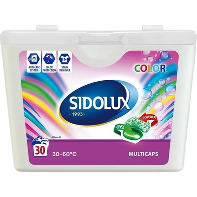 Sidolux Multicaps Color prací kapsle na barevné prádlo 30 PD