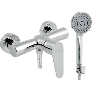 FERRO Titania Fresh - Душ-смесител с аксесоари, хром 96061, 0E (96061,0E)