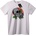 NOONEBRAND Тениска Череп и Канабис Винтидж - 3XL, White
