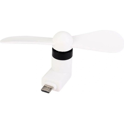 Micro USB Vetráčik Biely