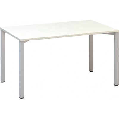 Interier Říčany Psací stůl Alfa 200, 140 x 80 cm bílá/stříbrná