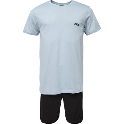 Fila Set Short Sleeves T-Shirt and Short Pants In Jersey svetlomodrá čierna