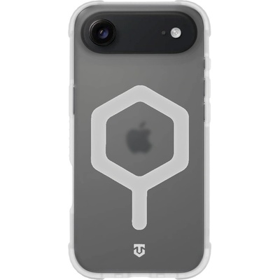 Tactical Хибриден удароустойчив кейс с MagSafe за iPhone 17 Air - Tactical MagForce Hexagon Cover (бял-прозрачен) (57983127342)