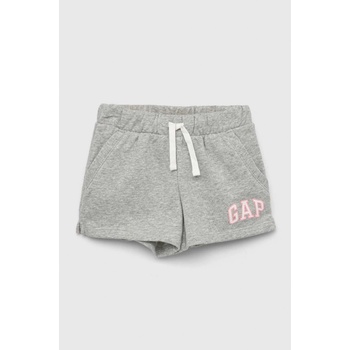 GAP dětské kraťasy šedá s potiskem
