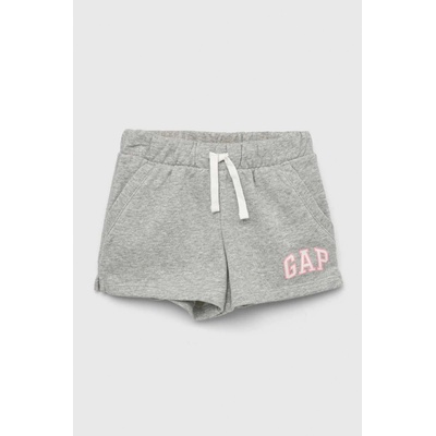 GAP dětské kraťasy šedá s potiskem