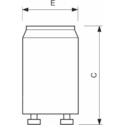 PHILIPS startér S 2 4-22W SER 220-240V 928390720230