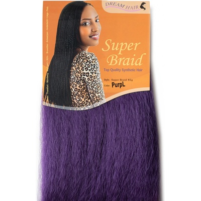 Super Braid 100% Jumbo Braid Kanekalon PURPLE – Zboží Dáma
