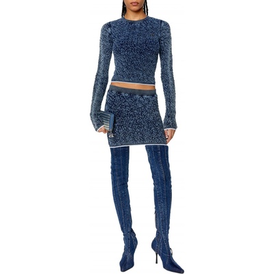 Diesel sveter M-CRETA KNITWEAR modrá