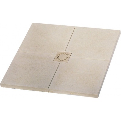 Vágner Pool Sprchová vanička 100 x 100 cm Sahara povrch s odtokem