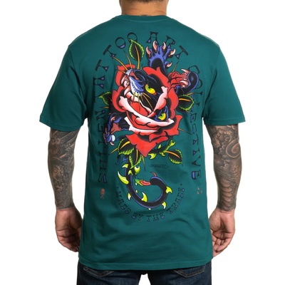 SULLEN мъжка тениска sullen - premium - panther rose - СИН ТЮРКОАЗЕН - scm4575_bltq