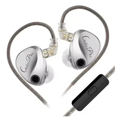 KZ професионални слушалки Hi-Fi In-Ear-Monitors - Castor Pro Silver Mic - Harman Edition (6.01.02.0320)