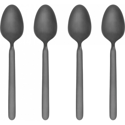Blomus STELLA sada 4 espresso lžiček černá