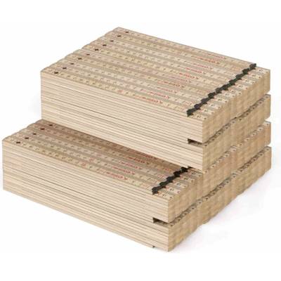 Metrie Block-52 skládací metr přírodní 2 m 10 ks