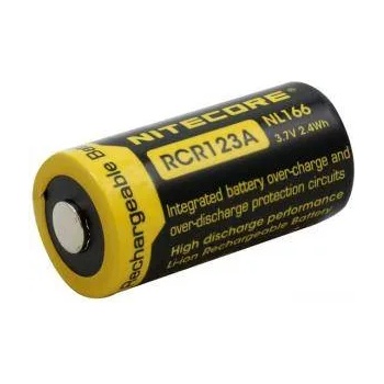 NITECORE Акумулаторна батерия CR-123 LiIon 3.7 V, 16340, 650 mAh, NITECORE, 1 Брой, NITECORE-BR-CR123