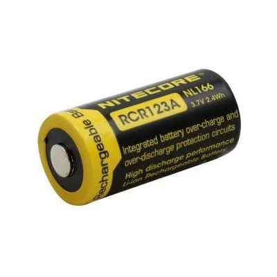 NITECORE Акумулаторна батерия CR-123 LiIon 3.7 V, 16340, 650 mAh, NITECORE, 1 Брой, NITECORE-BR-CR123
