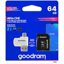 GOODRAM microSDXC 64GB All-in-one UHS-I U1 M1A4-0640R12