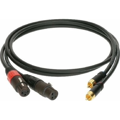 Klotz XLR - RCA (Cinch) 0,6 m černý