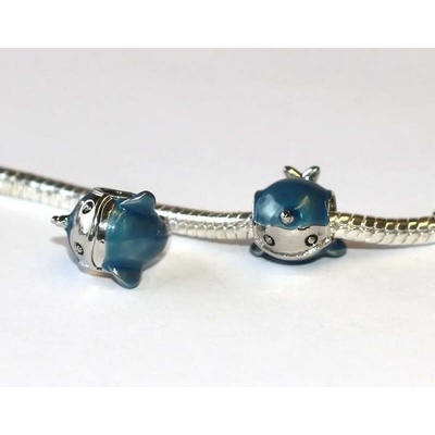 Korálek Fashion Jewerly na náramek nebo řetízek Velryba Delfínek 3616 3612