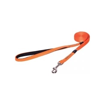 Rogz Luna М - Луксозен повод за кучета 16 мм/1.8 метра , оранжев
