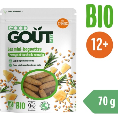 Good Gout Mini bagetky s rozm.a sýrem BIO 70 g