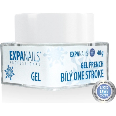 Expa nails gel white bílý french bílý one stroke 15 g